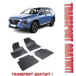Hyundai Santa Fe III, Suv, fabricat din 09.2012 - 07.2018, set covorase auto dedicate, din cauciuc 100% Premium - Transport Gratuit