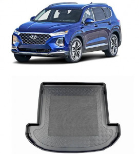 Hyundai Santa Fe IV Suv din 08.2018 - 2020, Tavita Pentru Portbagaj Lux Premium Dedicata, 7 Locuri *2 accesorii pentru autoturismul tau - masina v191252