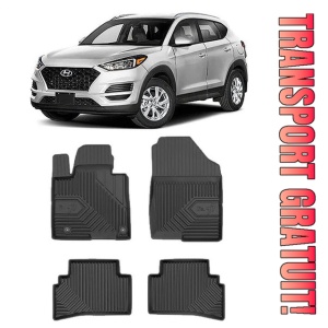 Hyundai Tucson Din 12.2020 - Prezent, Suv , Set Covorase Auto Tip Tavita Premium 3D, din cauciuc