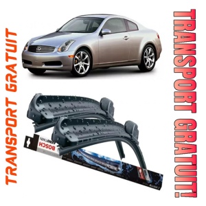 Infiniti G Coupe Set 2 stergatoare parbriz Bosch Aerotwin 600/475mm compatibile cu Infiniti G Coupe (2004-2007) (60 cm / 40 cm)