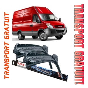 Iveco Daily IV Van Set 2 stergatoare parbriz Bosch Bosch Aerotwin 60 cm/60 cm compatibile cu Iveco Daily IV Van din 2006-2011 (60 cm / 60 cm)