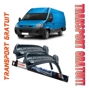 Iveco Daily V Van Set 2 stergatoare parbriz Bosch Bosch Aerotwin 60 cm/60 cm compatibile cu Iveco Daily V Van din 2011-2014 (60 cm / 60 cm)