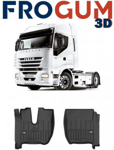 IVeco Stralis Din 2002 - Prezent, Truck , Set Covorase Auto Tip Tavita Premium 3D, din cauciuc accesorii pentru autoturismul tau - masina v162467