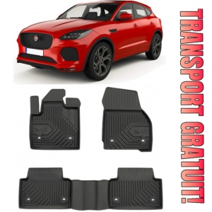 Jaguar E-Pace Din 01.2018 - Prezent, Suv , Set Covorase Auto Tip Tavita Premium 3D, din cauciuc