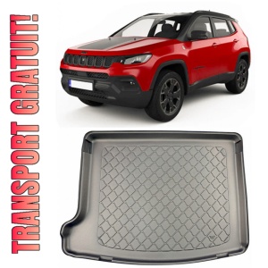 Jeep Compass Tavita pentru portbagaj compatibila Jeep Compass Facelift Plug-in Hybrid fabricatie 2021 - prezent, caroserie suv, portbagaj superior, podea variabila in pozitie superioara