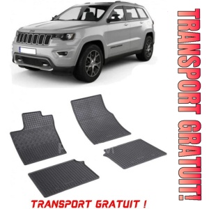 Jeep Grand Cherokee IV, Suv, fabricat din 10.2010 - Prezent, set covorase auto dedicate, din cauciuc 100% Premium - Transport Gratuit - Img 1