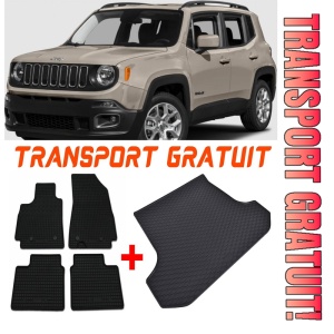 Jeep Renegade Set Covorase + tavita portbagaj auto Jeep Renegade fabricatie 09.2014 - 06.2018, caroserie suv