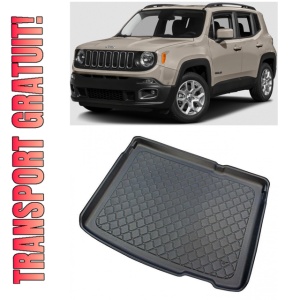 Jeep Renegade Suv din 09.2014 - Prezent, Tavita Pentru Portbagaj Lux Premium Dedicata, Cu Podea Variabila *1