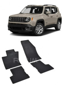 Jeep Renegade, Suv, fabricat din 09.2014 - 06.2018, set covorase auto dedicate, din cauciuc 100% Premium accesorii pentru autoturismul tau - masina v159536