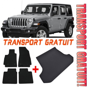Jeep Wrangler Set Covorase + tavita portbagaj auto Jeep Wrangler fabricatie 10.2006 - 04.2018, caroserie suv, 5 usi