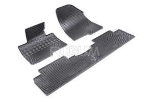 Kia Carens III, Van, fabricat din 04.2013 - 08.2019, 5 Locuri, set covorase auto dedicate, din cauciuc 100% Premium accesorii pentru autoturismul tau - masina v161135