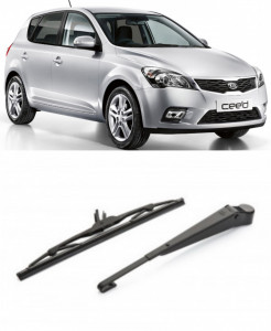 Kia CEE'D Brat stergator pentru luneta spate cu lamela 280 mm, compatibil cu Kia CEE'D Hatchback fabricat intre 2007-2012, calitate extra accesorii pentru autoturismul tau - masina v91973