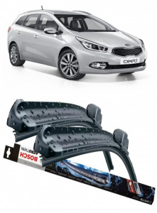 Kia Cee'D Set 2 stergatoare parbriz Bosch Bosch Aerotwin compatibile cu Kia Cee'D 2012-2018 (65 cm / 34 cm) accesorii pentru autoturismul tau - masina v128712