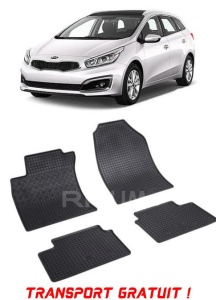Kia Ceed I, Combi, fabricat din 09.2007 - 08.2012, set covorase auto dedicate, din cauciuc 100% Premium, Cauciuc - Transport Gratuit accesorii pentru autoturismul tau - masina v39197