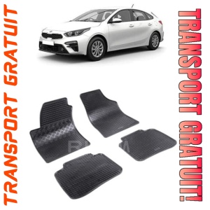 Kia Cerato I, Hatchback, fabricat din 2004 - 2009, set covorase auto dedicate, din cauciuc 100% Premium