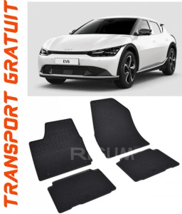 Kia EV6 fabricat din 2021 - Prezent, Suv, set covorase auto dedicate, din cauciuc 100% Premium accesorii pentru autoturismul tau - masina v152475