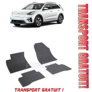 Kia Niro, Suv, fabricat din 08.2016 - Prezent, set covorase auto dedicate, din cauciuc 100% Premium - Transport Gratuit