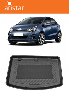 Kia Rio III Hatchback din 08.2011 - 01.2017, Tavita Pentru Portbagaj Lux Premium Dedicata, Portbagaj Inferior *3 accesorii pentru autoturismul tau - masina v191276