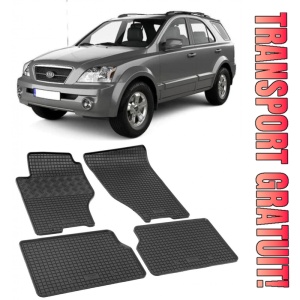 Kia Sorento I, Suv, fabricat din 2002 - 2009, set covorase auto dedicate, din cauciuc 100% Premium