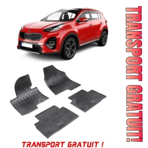 Kia Sportage II, Suv, fabricat din 2004 - 07.2010, set covorase auto dedicate, din cauciuc 100% Premium - Transport Gratuit