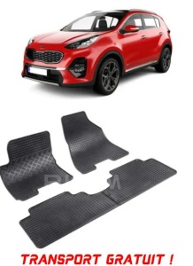Kia Sportage III, Suv, fabricat din 08.2010 - 12.2015, set covorase auto dedicate, din cauciuc 100% Premium - Transport Gratuit accesorii pentru autoturismul tau - masina v39104