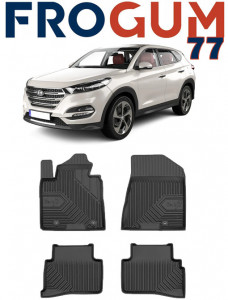 Kia Sportage IV Din 01.2016 - 2021, Suv , Set Covorase Auto Tip Tavita Premium 3D, din cauciuc accesorii pentru autoturismul tau - masina v169330