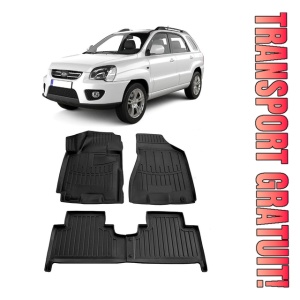 Kia Sportage (Je) (2004-2010) Set covorase auto cauciuc G.Modern Line 3D