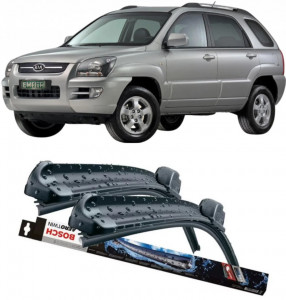 Kia Sportage Set 2 stergatoare parbriz Bosch Bosch Aerotwin compatibile cu Kia Sportage 2008 (60 cm / 40 cm) accesorii pentru autoturismul tau - masina v119559