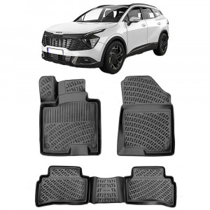 Kia Sportage V Swb Elagance Comfort/Cool/Prestige 2021- Set Covorase Auto Cauciuc Premium Umbrella accesorii pentru autoturismul tau - masina v149593
