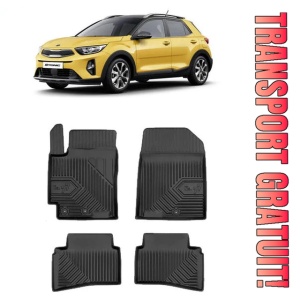 Kia Stonic Din 10.2017 - Prezent, Suv , Set Covorase Auto Tip Tavita Premium 3D, din cauciuc