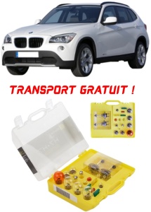 Kit trusa Set becuri H7 compatibila cu Bmw E84 din 2009 - 2015 , bec far, semnalizare , pozitie, iluminare numar, frana, plafoniera, stop frana
