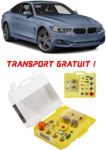 Kit trusa Set becuri H7 compatibila cu Bmw F33 din 2013 - 2019 , bec far, semnalizare , pozitie, iluminare numar, frana, plafoniera, stop frana