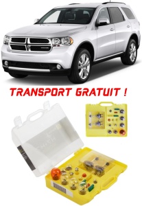 Kit trusa Set becuri H7 compatibila cu Dodge Durango Gen III din 2011 - 2023 , bec far, semnalizare , pozitie, iluminare numar, frana, plafoniera, stop frana