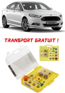 Kit trusa Set becuri H7 compatibila cu Ford Mondeo V din 2014 - 2021 , bec far, semnalizare , pozitie, iluminare numar, frana, plafoniera, stop frana