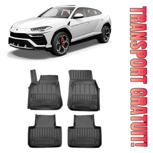 Lamborghini Urus, Suv, Din 2017 - Prezent , Set Covorase Auto Tip Tavita Premium 3D, din cauciuc