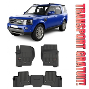 Land Rover Discovery 4, Suv, Din 2009 - 02.2017 , Set Covorase Auto Tip Tavita Premium 3D, din cauciuc