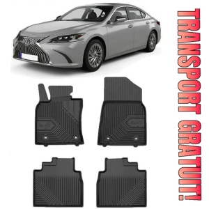 Lexus Es Hybrid Din 09.2018 - Prezent, Sedan , Set Covorase Auto Tip Tavita Premium 3D, din cauciuc