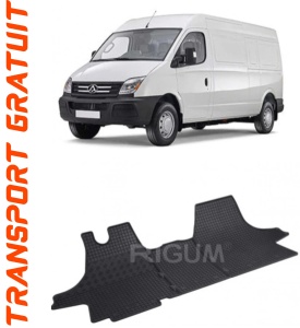 Maxus EV80, Van, fabricat din 2018 - Prezent, set covorase auto dedicate, din cauciuc 100% Premium accesorii pentru autoturismul tau - masina v153137