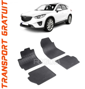 Mazda 2 II, Hatchback, fabricat din 09.2007 - 01.2015, set covorase auto dedicate, din cauciuc 100% Premium accesorii pentru autoturismul tau - masina v157569