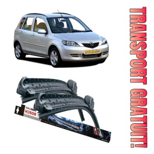 Mazda 2 Set 2 stergatoare parbriz Bosch Bosch Aerotwin compatibile cu Mazda 2 2003-2007 (57.5 cm / 40 cm)
