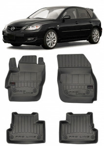 Mazda 3 II, Hatchback, Din 05.2009 - 08.2013 , Set Covorase Auto Tip Tavita Premium 3D, din cauciuc accesorii pentru autoturismul tau - masina v172597