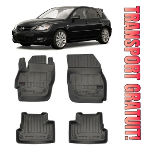 Mazda 3 II, Hatchback, Din 05.2009 - 08.2013 , Set Covorase Auto Tip Tavita Premium 3D, din cauciuc