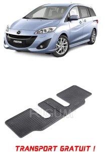 Mazda 5 II, Van, fabricat din 10.2010 - 2015, set covorase auto dedicate, din cauciuc 100% Premium - Transport Gratuit accesorii pentru autoturismul tau - masina v39014