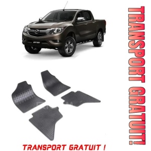 Mazda Bt-50, Pick-Up, fabricat din 2007 - Prezent, set covorase auto dedicate, din cauciuc 100% Premium - Transport Gratuit