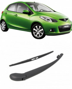 Mazda II Brat stergator pentru luneta spate cu lamela 360 mm, compatibil cu Mazda II Hatchback fabricat intre 2007-2015, calitate extra accesorii pentru autoturismul tau - masina v92207