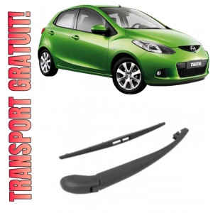 Mazda II Brat stergator pentru luneta spate cu lamela 360 mm, compatibil cu Mazda II Hatchback fabricat intre 2007-2015, calitate extra