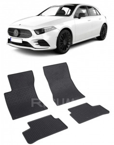 Mercedes A-Class W177 PhEV fabricat din 08.2019 - Prezent, Hatchback, set covorase auto dedicate, din cauciuc 100% Premium accesorii pentru autoturismul tau - masina v150348