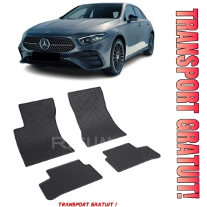 Mercedes A-Class W177 PhEV fabricat din 08.2019 - Prezent, Sedan, set covorase auto dedicate, din cauciuc 100% Premium - Transport Gratuit