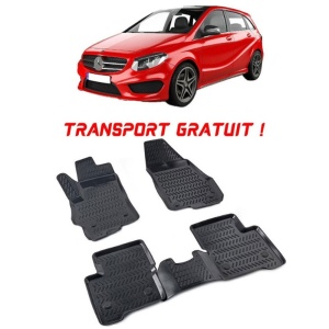 Mercedes B Class W246 II 2011-2018 Set 4 covorase auto din cauciuc tip tavita premium line 3D - Transport Gratuit! accesorii pentru autoturismul tau - masina v48820