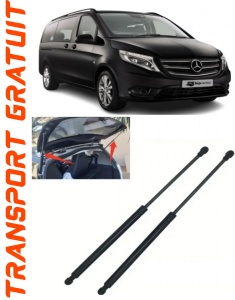 Mercedes-Benz Vito Set 2 amortizoare pentru portbagaj / haion Krosno compatibil cu Mercedes-Benz Vito Bus fabricat intre 2012 accesorii pentru autoturismul tau - masina v90036